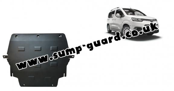 Steel sump guard for Toyota Proace City