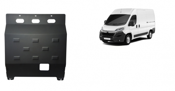 Steel sump guard for Citroen Jumper