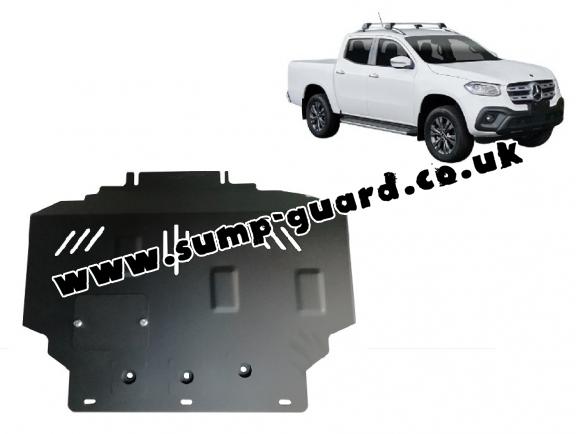 Steel sump guard for Mercedes X-Class