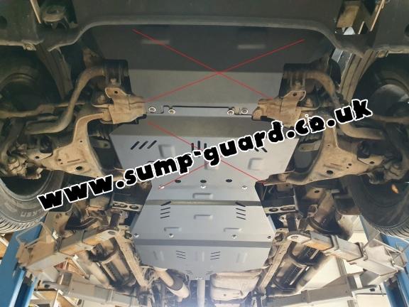 Steel gearbox guard and transfer case guard for Mercedes X-Class