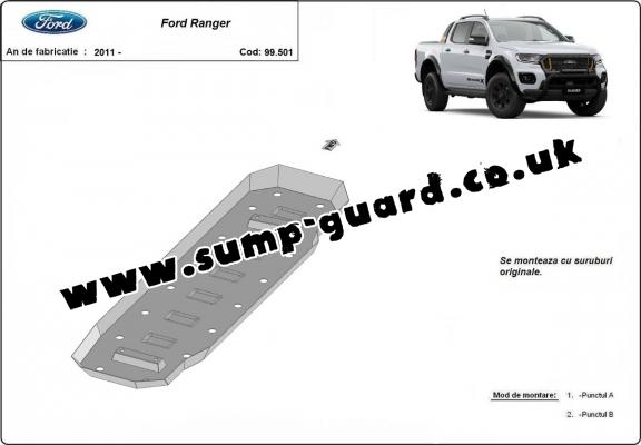 Steel fuel tank guard  for Ford Ranger