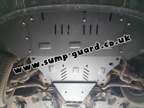 Steel sump guard for Audi A6