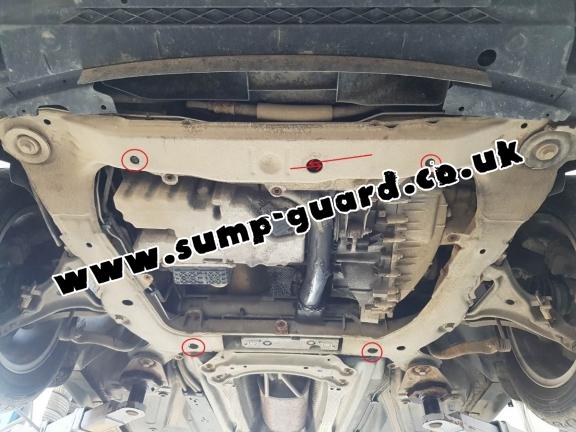 Steel sump guard for Volvo XC90