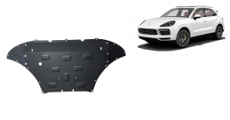 Steel sump guard for Porsche Cayenne