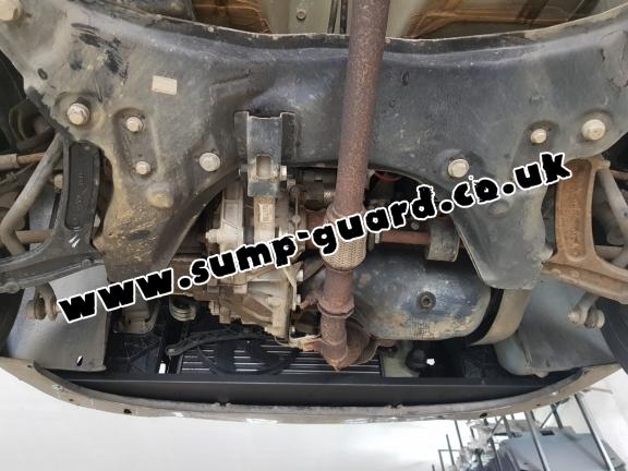 Steel sump guard for Fiat Panda