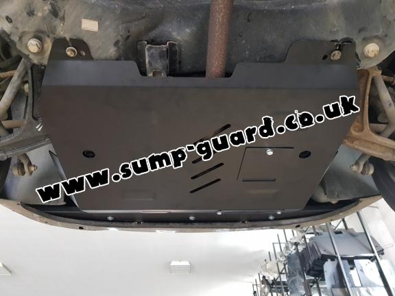 Steel sump guard for Fiat Panda