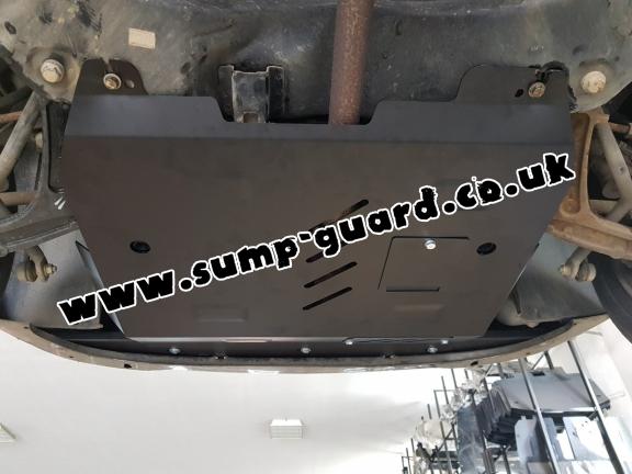 Steel sump guard for Fiat Panda