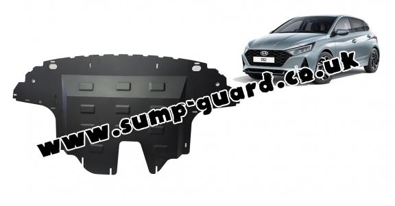 Steel sump guard for Hyundai i20