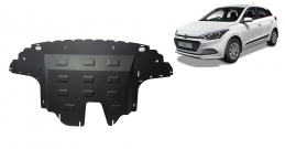 Steel sump guard for Hyundai i20