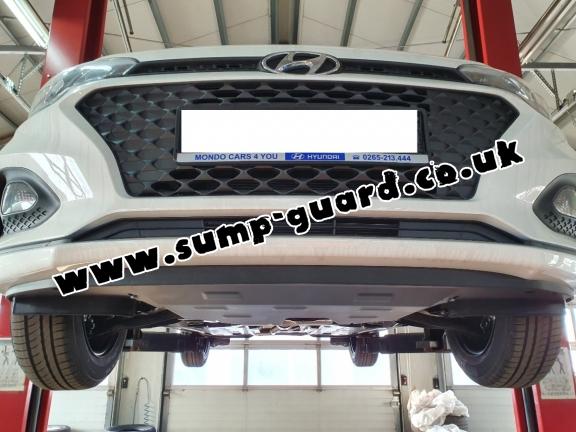 Steel sump guard for Hyundai i20