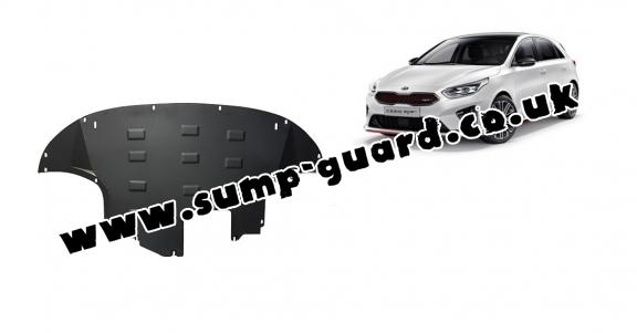 Steel sump guard for Kia Ceed 