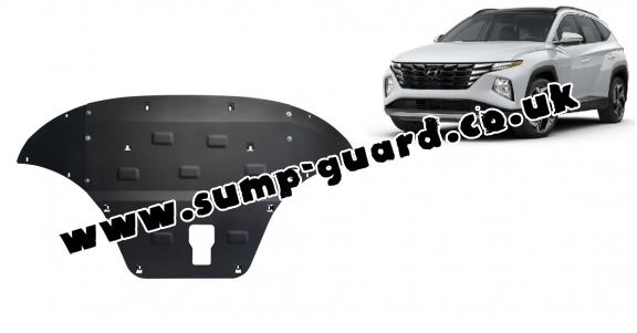 Steel sump guard for Hyundai Tucson