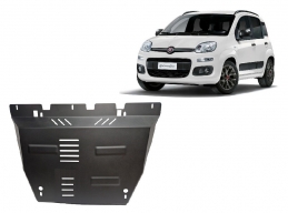Steel sump guard for Fiat Panda 4x4