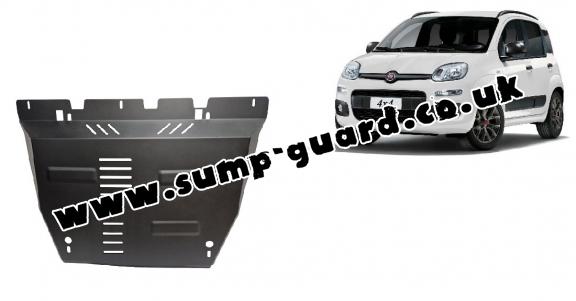 Steel sump guard for Fiat Panda 4x4