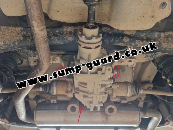 Steel differential guard for Fiat Panda 4x4