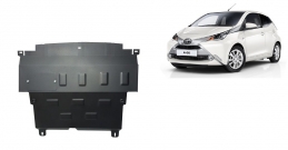 Steel sump guard for Toyota Aygo AB40