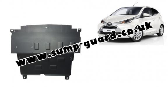 Steel sump guard for Toyota Aygo AB40