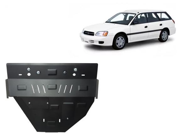 Steel sump guard for Subaru Legacy III
