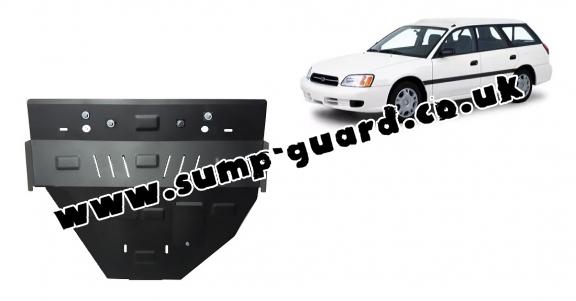 Steel sump guard for Subaru Legacy III