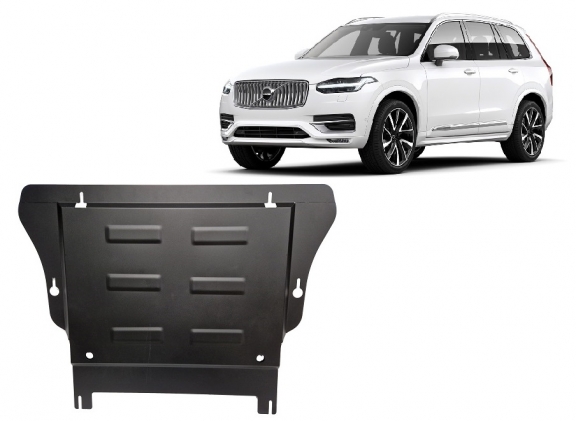 Steel sump guard for Volvo XC90
