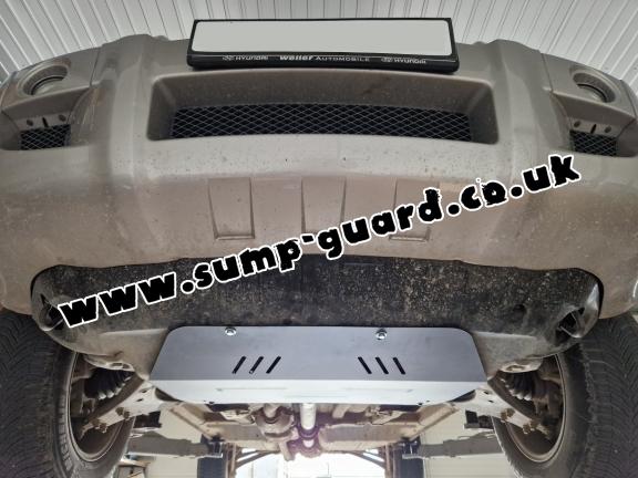 Steel sump guard for Hyundai Tucson