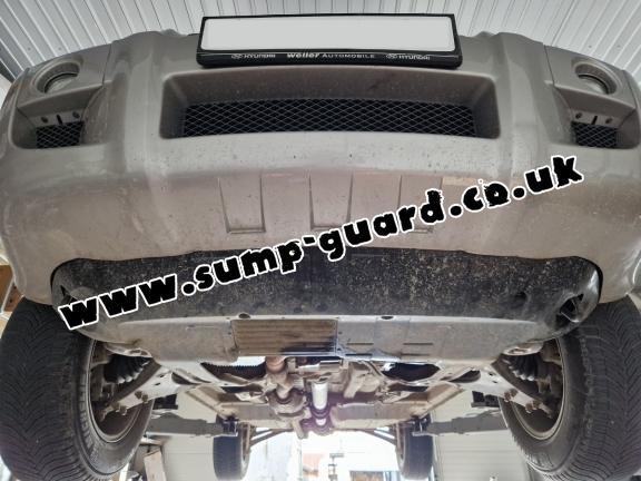 Steel sump guard for Kia Sportage