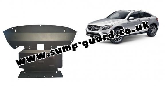 Steel sump guard for Mercedes GLC Coupe X253