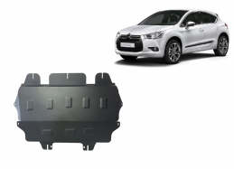 Steel sump guard for Citroen DS4