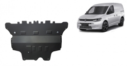 Steel sump guard for VW Caddy- automatic gearbox