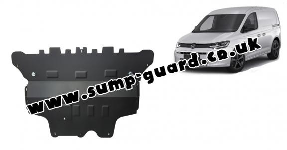 Steel sump guard for VW Caddy- automatic gearbox
