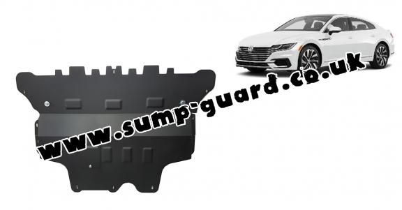 Steel sump guard for VW Arteon - manual gearbox