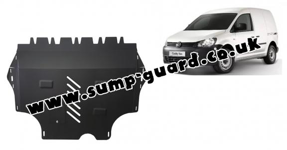 Steel sump guard for VW Caddy - with WEBASTO