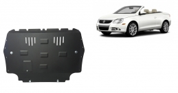 Steel sump guard for VW Eos