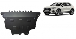 Steel sump guard for Audi Q3