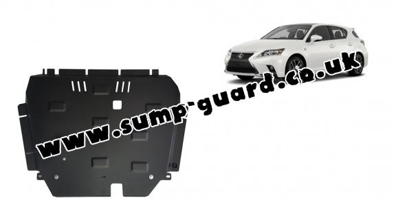 Steel sump guard for Lexus CT200H
