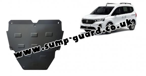 Steel sump guard for Nissan Townstar