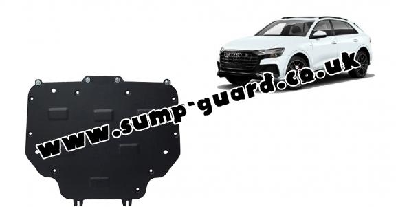 Steel gearbox guard for Audi Q8
