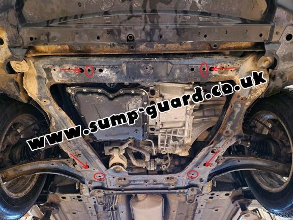 Steel sump guard for Nissan X-Trail T31 - Vers 2.0