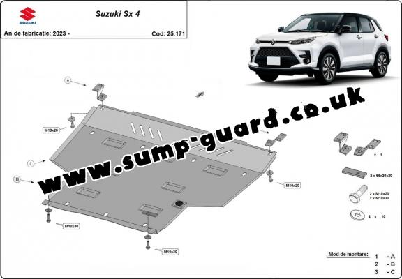 Steel sump guard for Suzuki SX 4