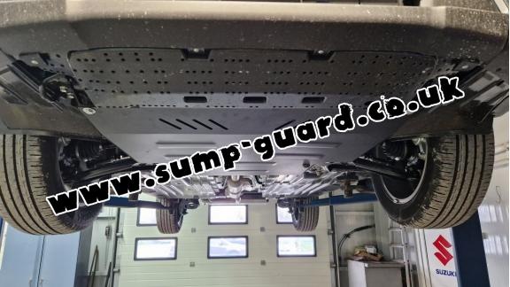Steel sump guard for the protection of the engine and the gearbox for Suzuki S-Cross