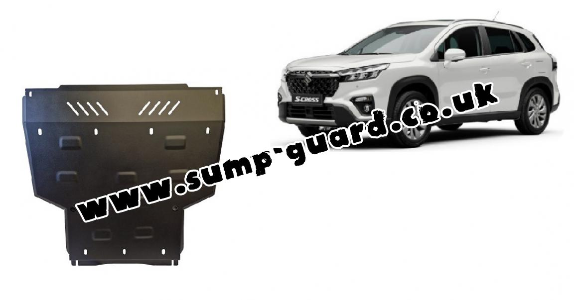 Steel sump guard for the protection of the engine and the gearbox for Suzuki  S-Cross