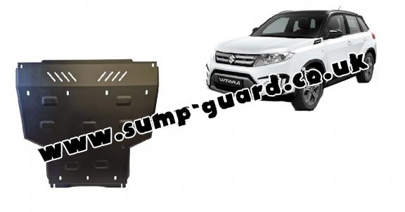 Steel sump guard for Suzuki Vitara