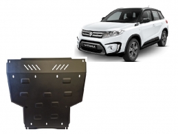 Steel sump guard for Suzuki Vitara