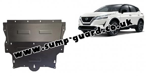 Steel sump guard for Nissan Qashqai J12