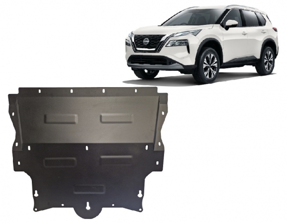 Steel sump guard for Nissan X-Trail T33
