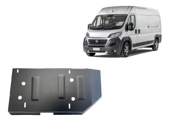 Steel AdBlue tank guard for Fiat Ducato