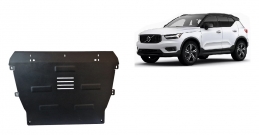 Steel sump guard for Volvo XC40