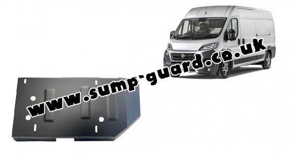 Steel AdBlue tank guard for Fiat Ducato