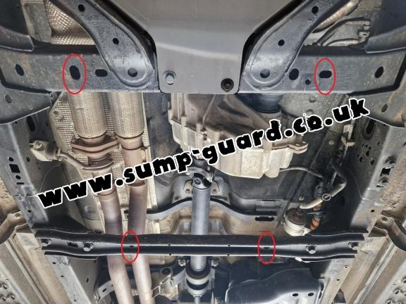 Aluminum transfer case guard for Ford Ranger Raptor