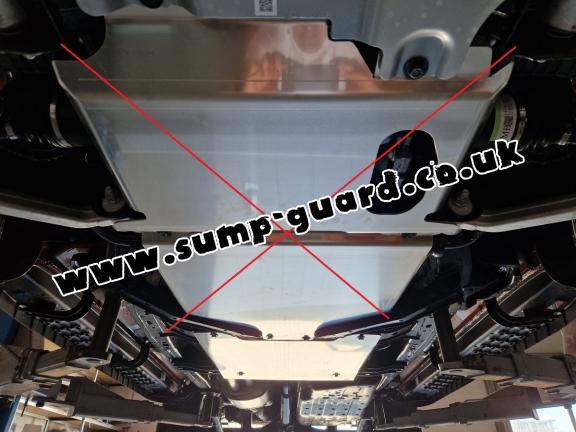 Aluminum transfer case guard for Ford Ranger Raptor